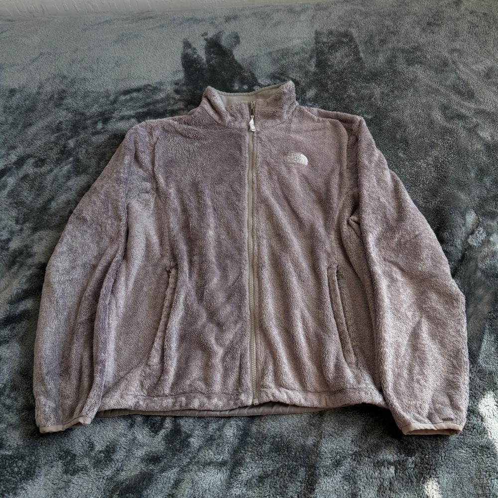 The North Face Osito 2 Fleece Jacket Gray Full Zip AAHY Mens XL